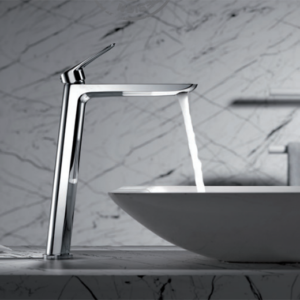 MONOMANDO DE LAVABO CAÑO ALTO CROMADO SERIE BELGICA