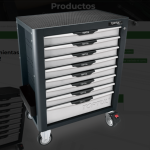 CARRO DE HERRAMIENTAS DE 8 CAJONES CON 322 HERRAMIENTAS