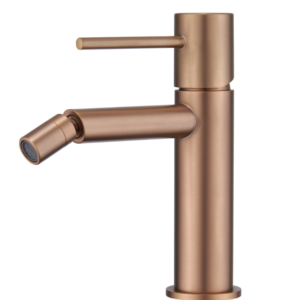 MONOMANDO BIDÉ ORO ROSA CEPILLADO SERIE MONZA