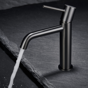 MONOMANDO LAVABO BLACK GUN METAL SERIE MONZA