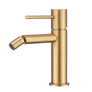 MONOMANDO BIDÉ ORO CEPILLADO SERIE MONZA