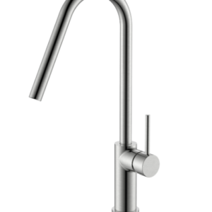 GRIFERÍA DE COCINA MONOMANDO NÍQUEL CEPILLADO IMEX SERIE KENIA GCE020/NQ