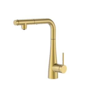 GRIFO DE COCINA ÓSMOSIS IMEX SPLIT ORO CEPILLADO GOS005/OC