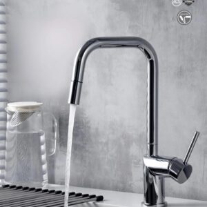 GRIFERÍA DE COCINA IMEX MOZA CROMADO GCE039 | GRIFO DE COCINA MONOMANDO