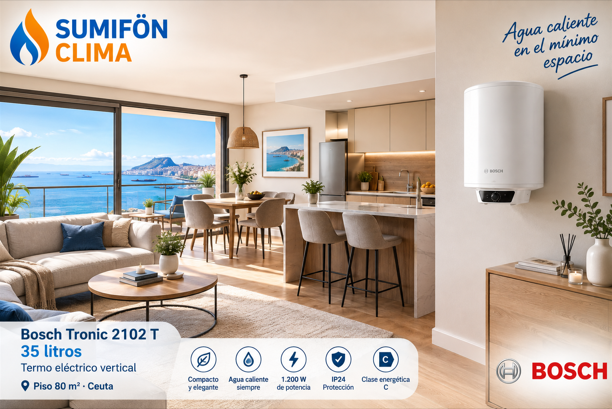 Bosch Tronic 2102 T 35 litros – Termo eléctrico vertical - Imagen 3
