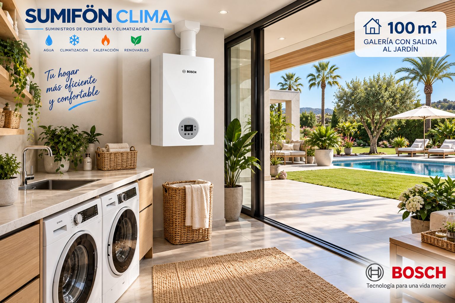 Caldera Bosch Condens GC1200 W 24/30 + kit de evacuación FC-Set60-C13x - Imagen 5